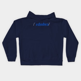 Edinburgh phonetics Kids Hoodie